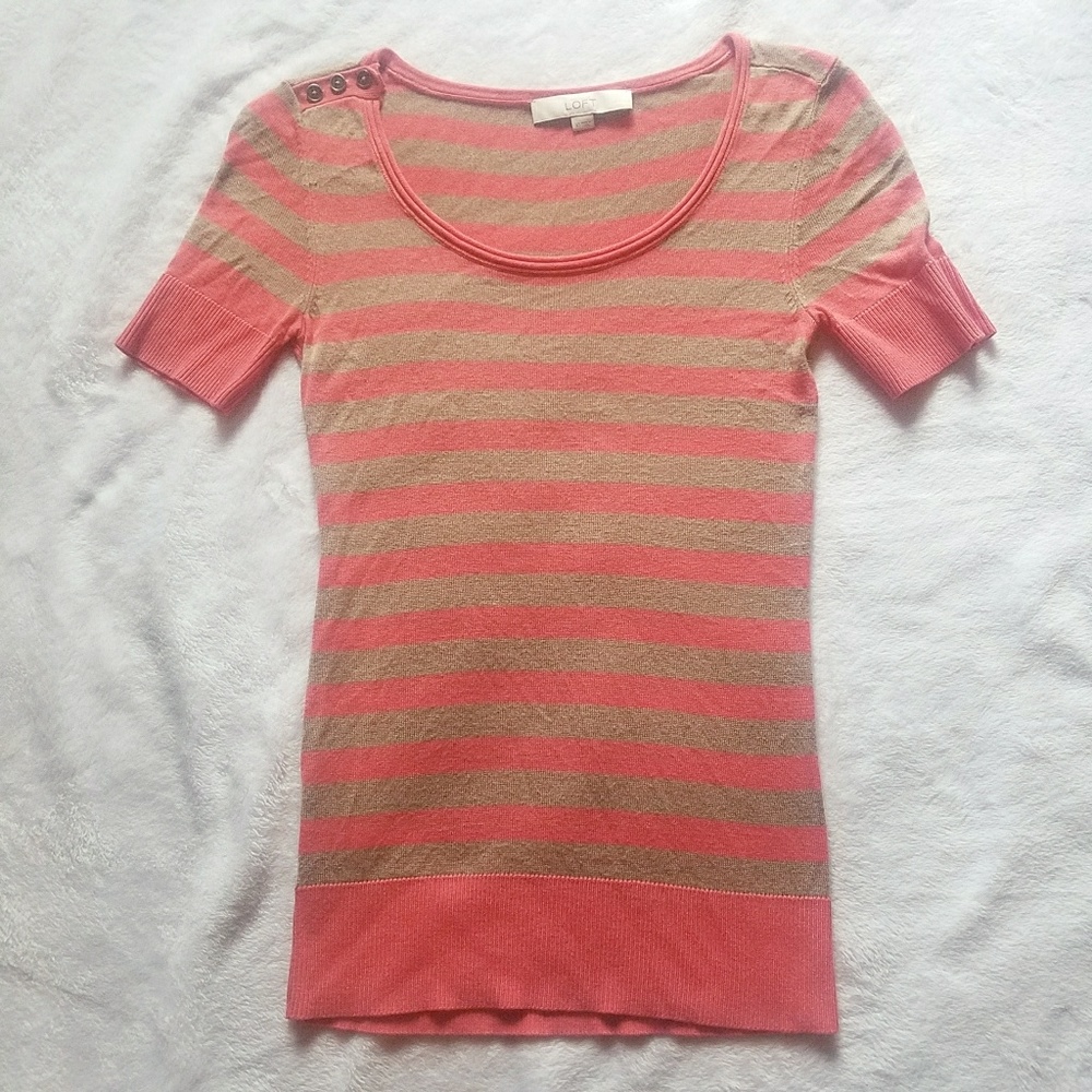 Ann Taylor LOFT striped knit top